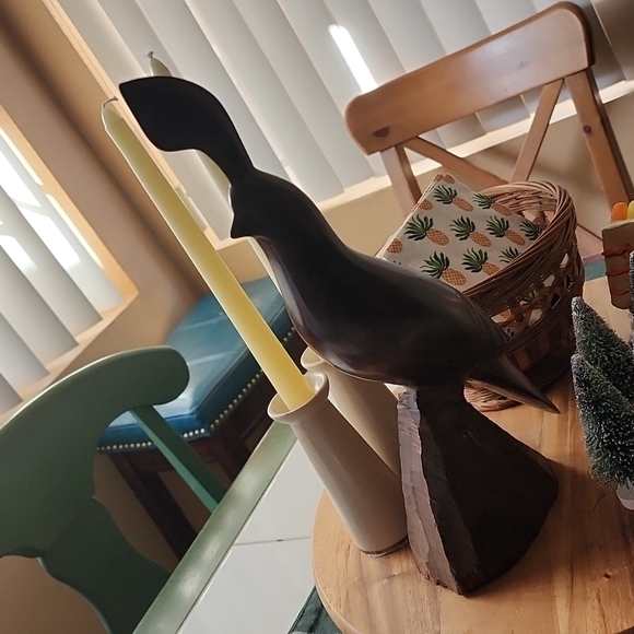 Solid wood quail figure - Picture 5 of 5